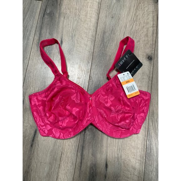 Wacoal Womans 36DD Awareness Seamless Full Figure Bra Pink Peacock - 85567 - Picture 2 of 11